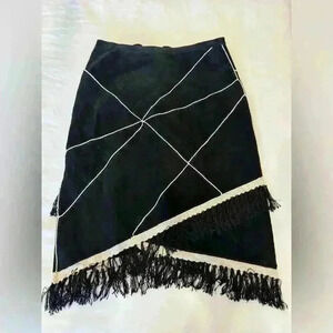 Lew Magram Leather Skirt